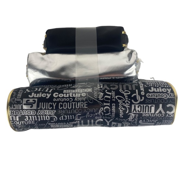 Juicy Couture Set of 3 Travel Cosmetic Makeup Bags - Picture 3 of 8